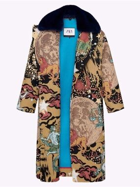 Zara cosmic coat atelier . Limited edition